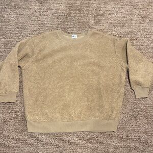 a new day Women's Beige Crew Neck Sweater